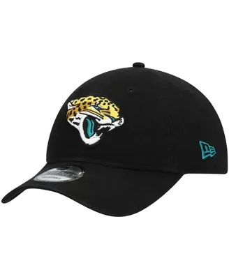 Men's New Era Black Jacksonville Jaguars Logo Core Classic 2.0 9Twenty Adjustable Hat