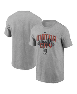 Men's Nike Heathered Gray Detroit Tigers Motor City Local Team T-shirt