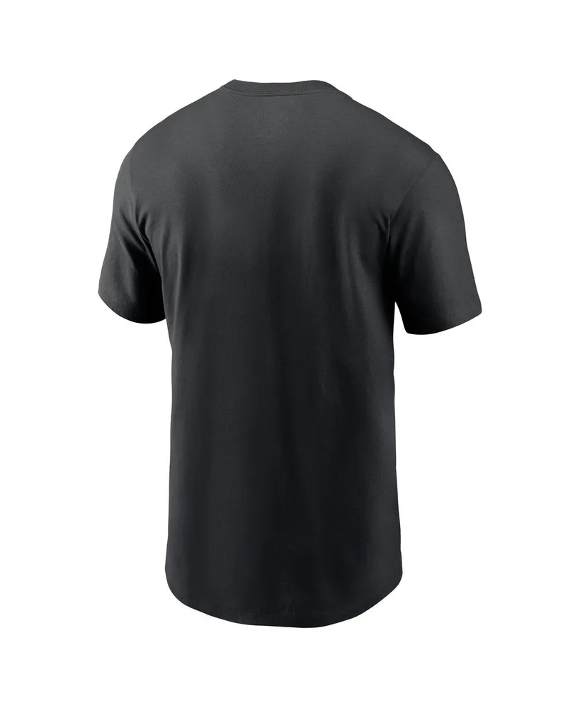 Men's Nike Black Oakland Athletics Camo Logo Team T-shirt