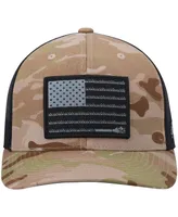 Men's Hooey Camo, Black Liberty Roper Team Trucker Snapback Hat