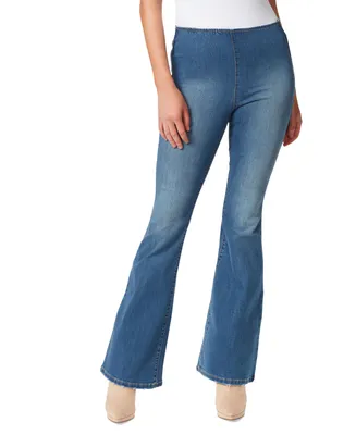 Jessica Simpson Women's Pull-On Flare-Leg Jeans