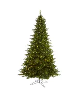 Vermont Spruce Artificial Christmas Tree with Lights and Bendable Branches, 108"