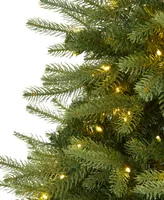 Vancouver Fir Natural Look Artificial Christmas Tree with Lights and Bendable Branches