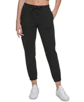 Calvin Klein Performance Women's Garment Dye Smocked Waist Joggers