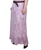 Ny Collection Plus Chiffon Maxi Skirt