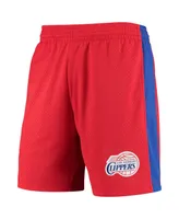 Men's Mitchell & Ness Red La Clippers Hardwood Classics Swingman Shorts