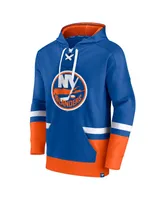 Men's Fanatics Royal New York Islanders Big and Tall First Battle Power Play Pullover Hoodie