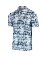 Men's Antigua Blue Seattle Sounders Fc Vivid Polo Shirt
