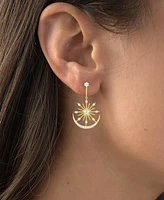 Dangling Earring 14K Gold Plated or Sterling Silver