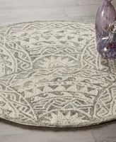 Lr Home Radiance RDC54087 4' x 4' Round Area Rug