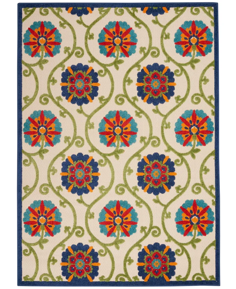 Nourison Home Aloha ALH19 7'10" x 10'6" Outdoor Area Rug