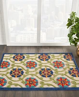 Nourison Home Aloha ALH19 2'8" x 4' Outdoor Area Rug