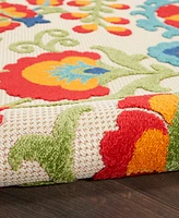 Nourison Home Aloha ALH17 2'3" x 8' Runner Rug