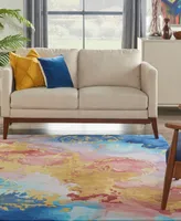 Nourison Home Prismatic PRS18 3'9" x 5'9" Area Rug