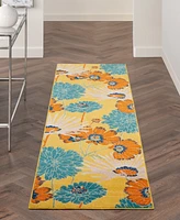 Nourison Home Allur ALR06 2'3" x 7'6" Runner Rug