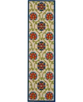 Nourison Home Aloha ALH19 2'3" x 12' Runner Rug