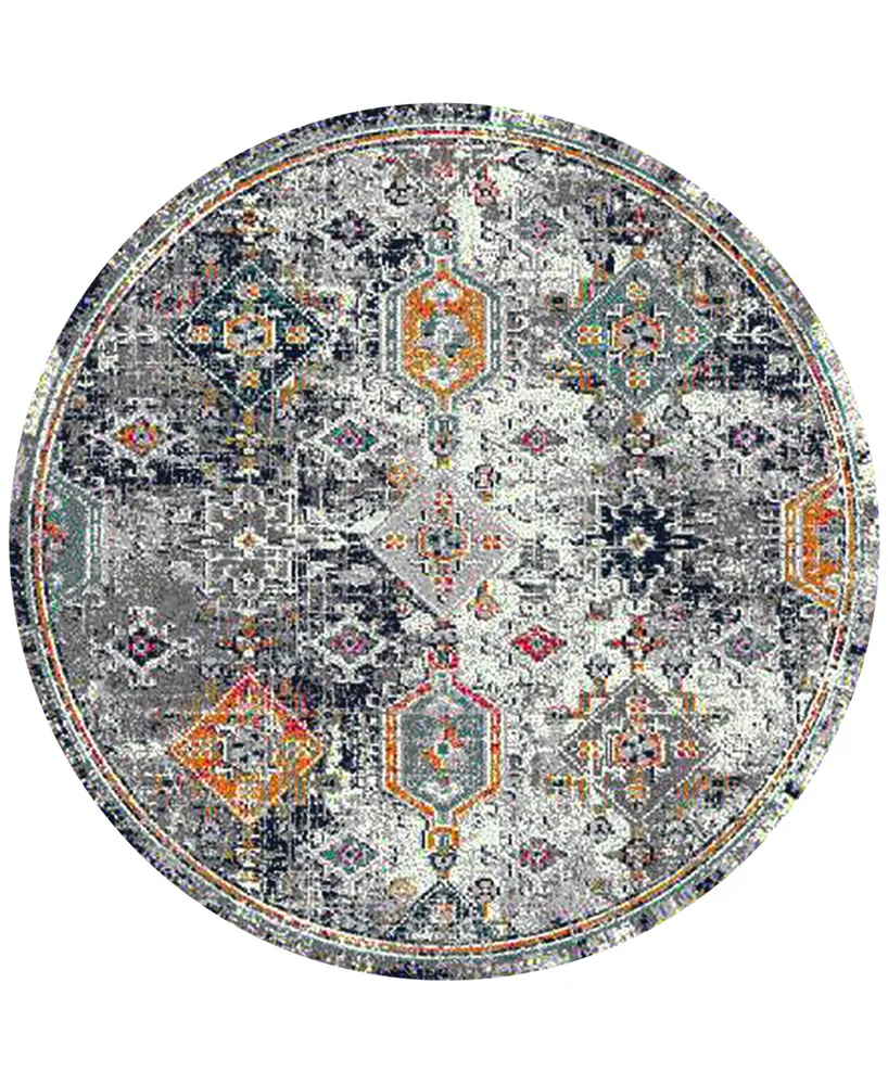 Amer Rugs Montana Myro 7'6" x 7'6" Round Area Rug