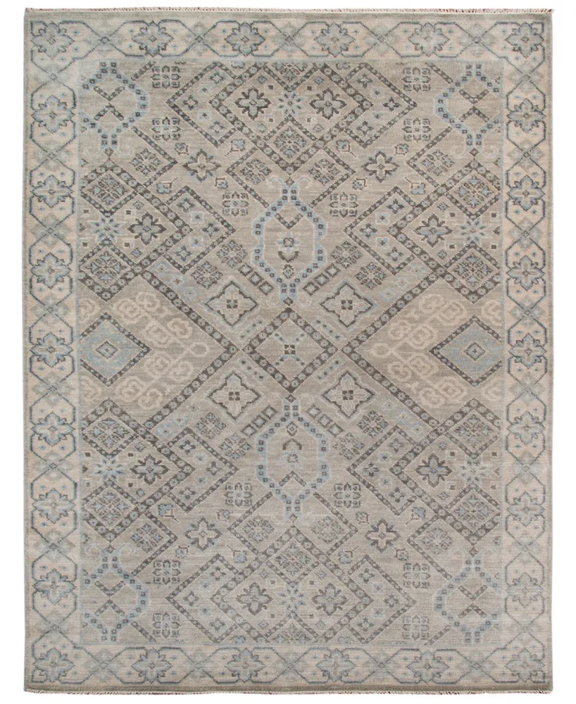 Amer Rugs Blu Drayer 2' x 3' Area Rug - Silver