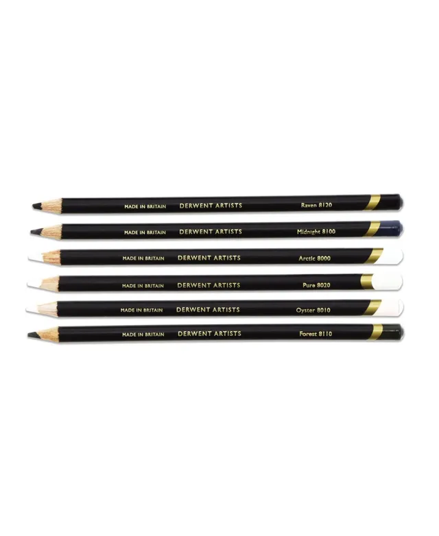 Derwent Inktense Color Pencil Set, 6 Piece