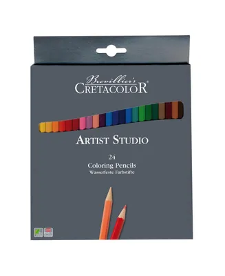 Cretacolor Artist Studio Coloring Pencil Set, 24 Piece