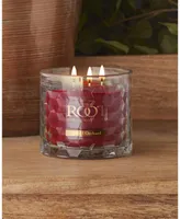 Spiced Orchard Fragrance Honeycomb Glass Jar Candle