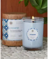 Seeking Balance Renew Seaside Cypress Cedar leaf Spa Jar Candle, 6.5 oz