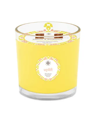 Seeking Balance 2 Wick Uplift Lemon Bergamot Spa Jar Candle, 12 oz