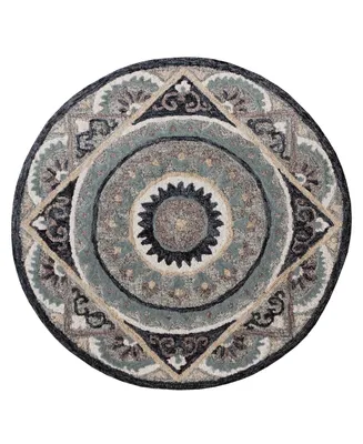 Closeout! Lr Home Arabella ABA21708 3' x 3' Round Area Rug