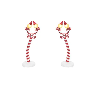 Christmas Town Street Lights, Set of 2