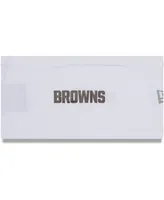 Men's White Cleveland Browns Official Training Camp Coolera Headband