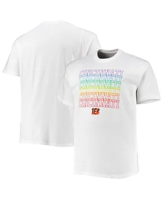 Men's Fanatics White Cincinnati Bengals Big and Tall City Pride T-shirt