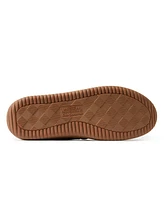 Dearfoams Men's Westboro Genuine Suede House Shoe Moccasin Slipper