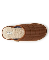 Dearfoams Men's Rocky Knit Scuff House Slipper