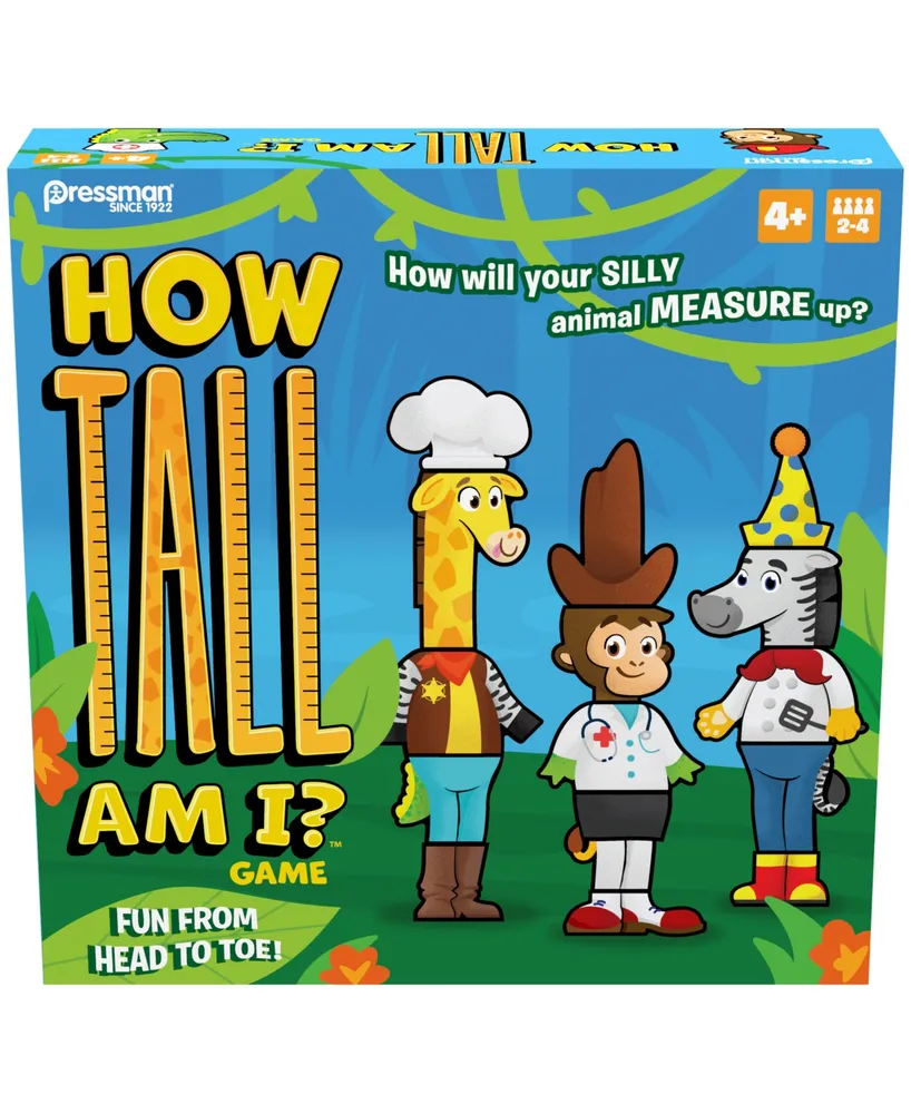 Pressman Toy How Tall Am I Game Set, 33 Piece