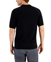 Alfani Men's Ribbed Raglan Sweater-Knit Polo Shirt, Created for Macy's