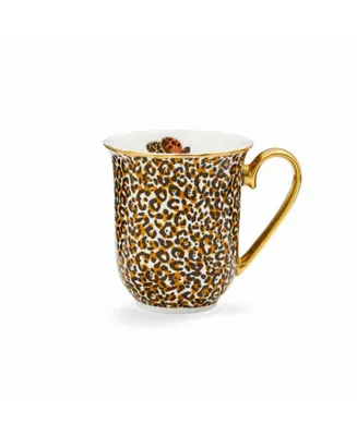 Spode Creatures of Curiosity Leopard Mug, 12 Oz