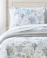Tommy Bahama Home Beach Bliss Reversible Piece Quilt Set