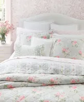 Laura Ashley Melany Cotton Reversible Quilt Set