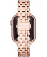 kate spade new york Rose Gold-Tone Stainless Steel Scallop Bracelet Band for Apple Watch, 38mm, 40mm, 41mm - Rose Gold