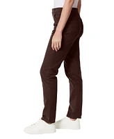 Gloria Vanderbilt Women's Amanda Colored Twill Straight-Leg Jeans, Regular & Short