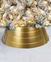 Glitzhome 22" Christmas Painted Metal Tree Collar