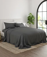 ienjoy Home Expressed Embossed Striped 3-Pc. Sheet Set, Twin