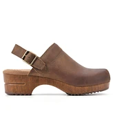 White Mountain Women's Being Slingback Platform Clogs