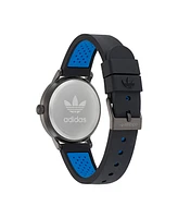 adidas Unisex Three Hand Code One Silicone Strap Watch 38mm