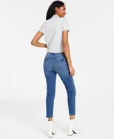 Calvin Klein Jeans Womens Crop Top Slim Leg Jeans