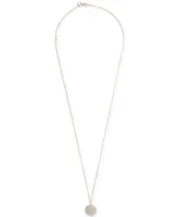 Wrapped in Love Diamond Circle Pendant Necklace (1/2 ct. t.w.) in 14k Gold, 16" + 4" extender, Created for Macy's