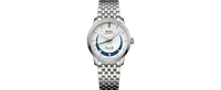 Mido Women's Swiss Automatic Baroncelli Smiling Moon Stainless Steel Bracelet Watch 33mm