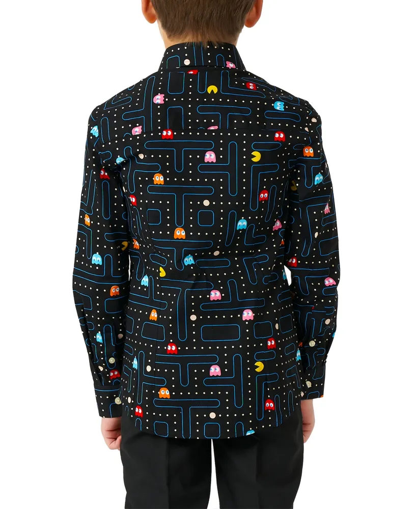 OppoSuits Toddler and Little Boys Pac-man Licensed Shirt