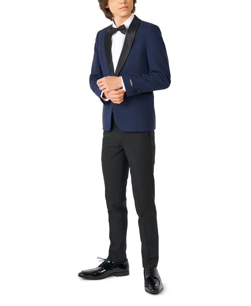 OppoSuits Big Boys Midnight Tuxedo Suit, 3-Piece Set