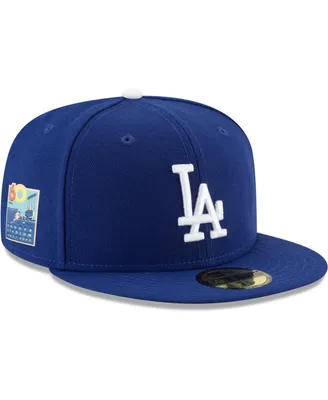 Men's New Era Royal Los Angeles Dodgers 60th Anniversary Authentic Collection On-Field 59FIFTY Fitted Hat